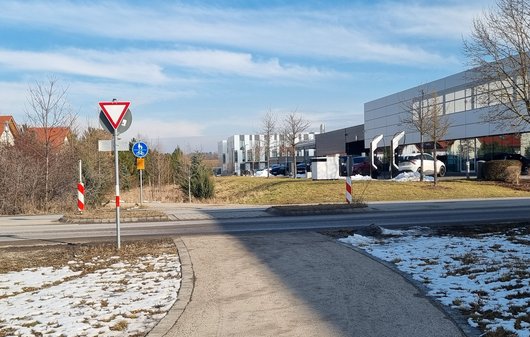 Foto der Querung Römerstraße